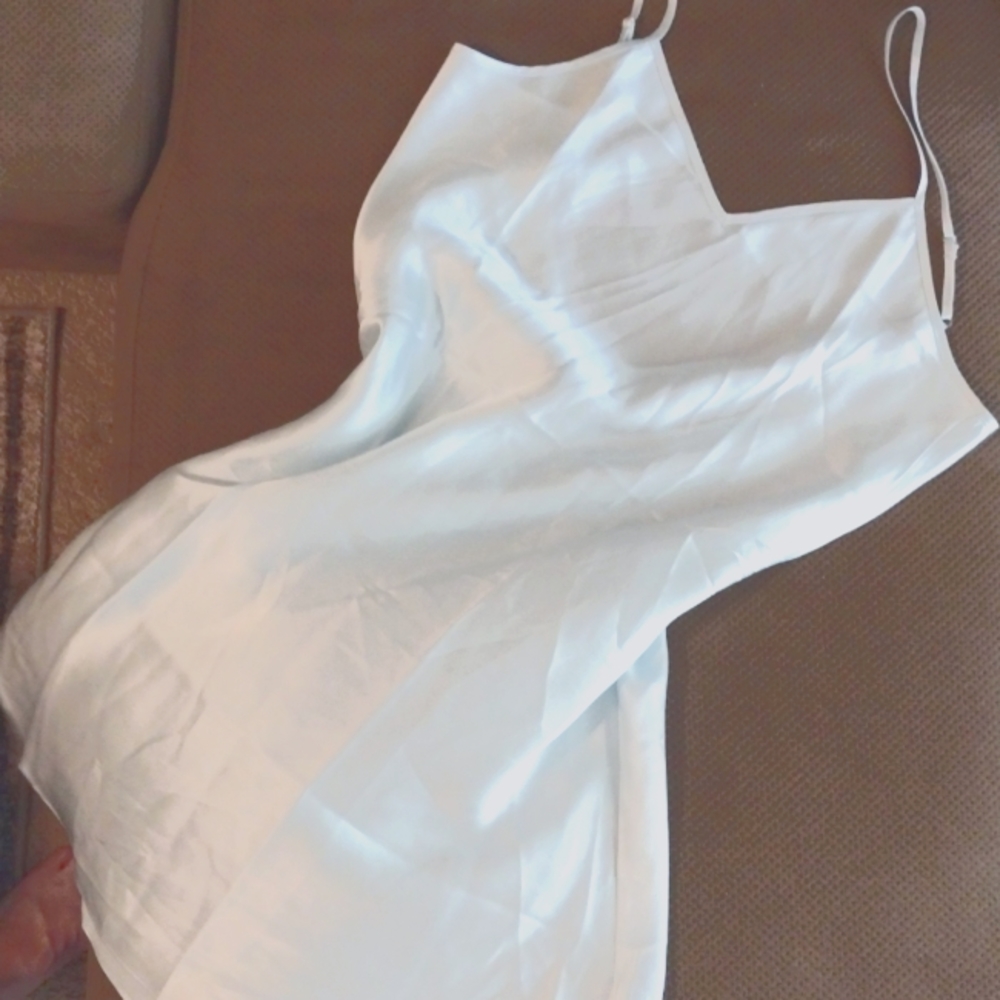 Silk chemise slip